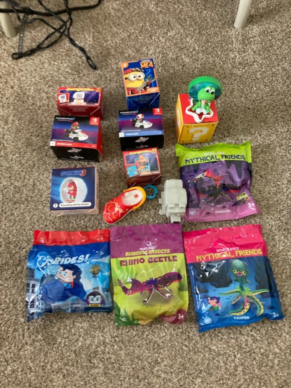 McDonald's and Wendy’s toys